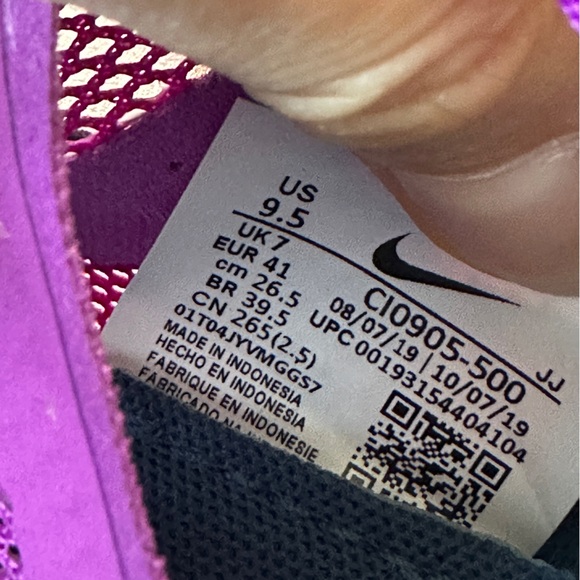 Nike Vista Lite Purple Women’s Low-Top Sneakers - Picture 7 of 7